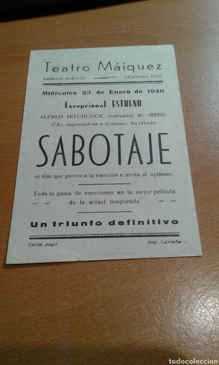Cine: Sabotaje teatro maiquez - Foto 2