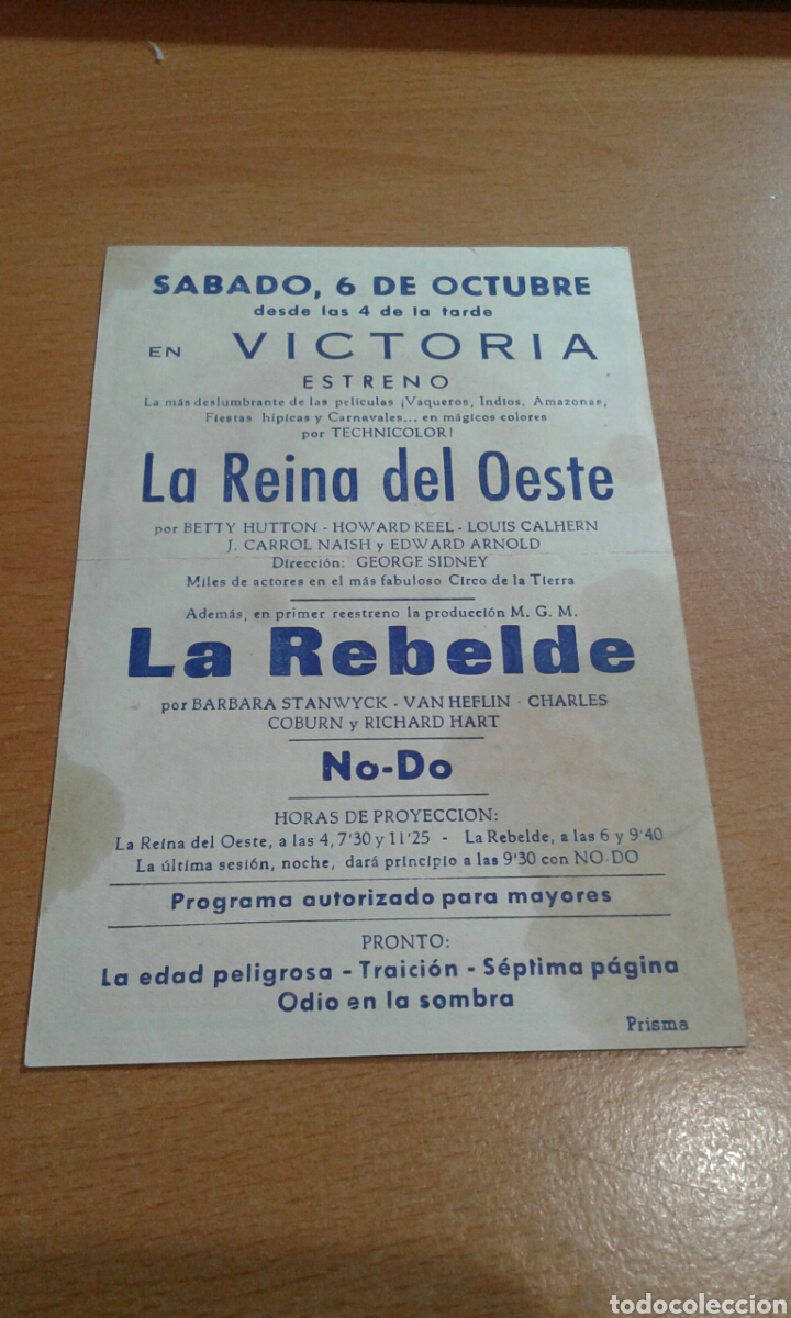 Cine: La reina del oeste con publicidad - Foto 2