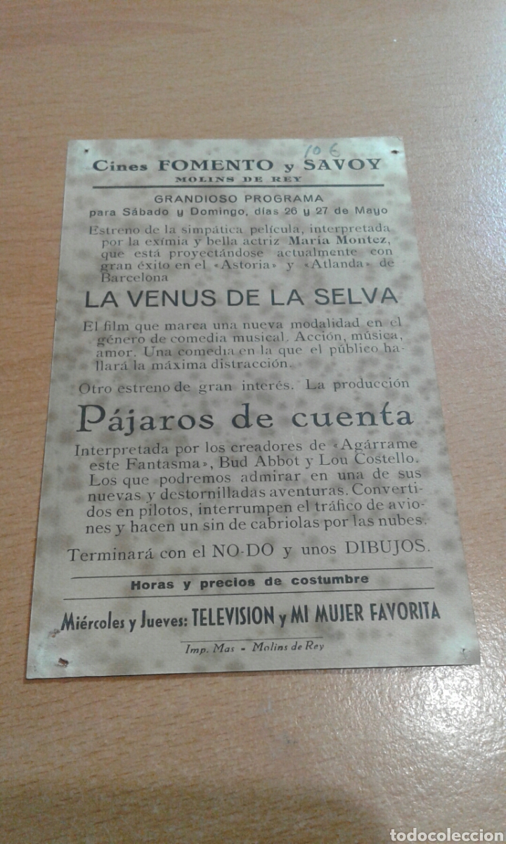 Cine: La Venus de la selva con publicidad - Foto 2