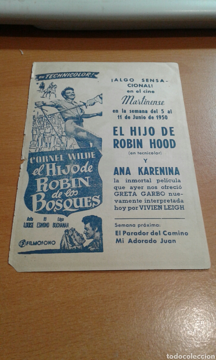 Cine: El hijo de robin de los bosques con publicidad - Foto 2