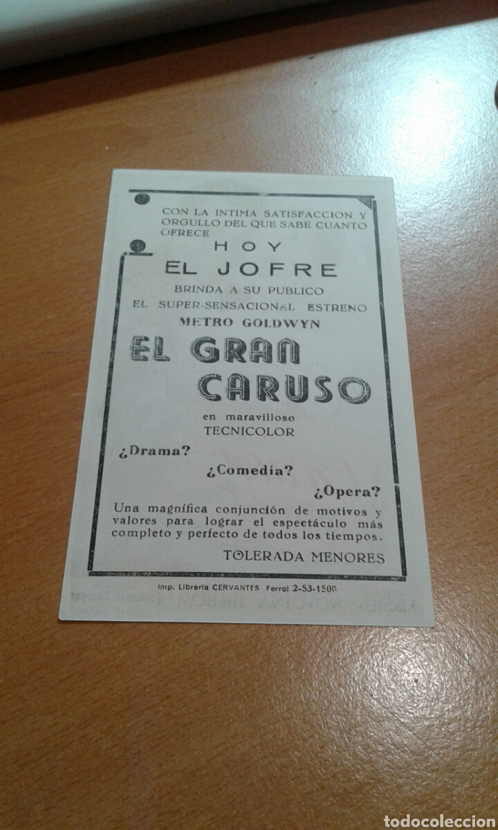 Cine: El gran carusoncine jofre - Foto 2