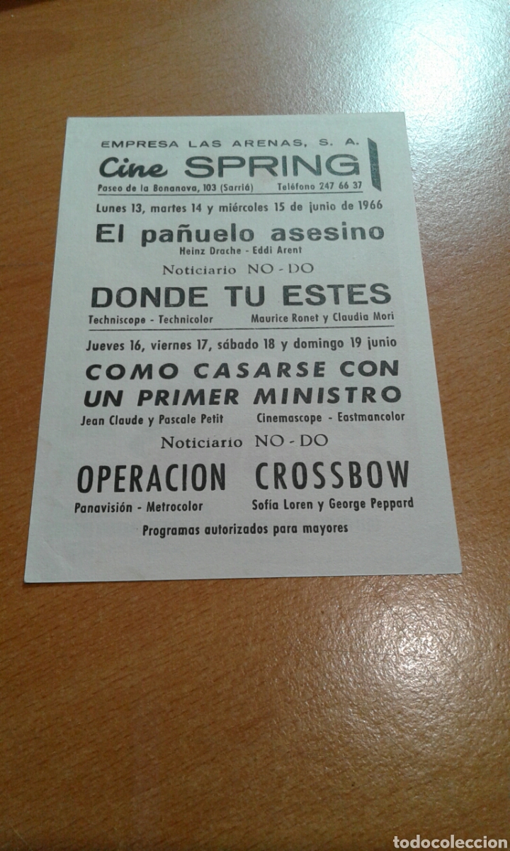 Cine: Operaci&oacute;n Crossbow cine spring - Foto 2