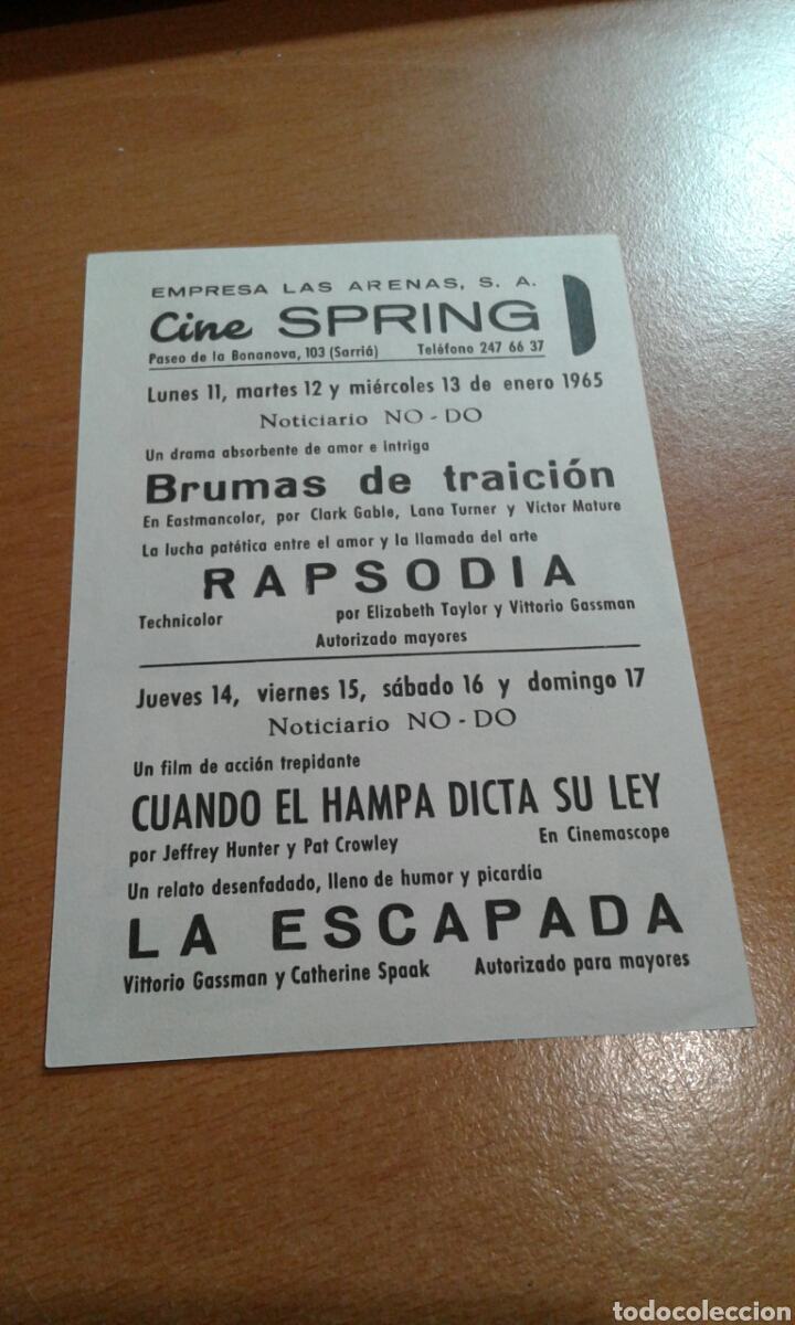Cine: Cuando el hampa dicta su ley cine spring - Foto 2