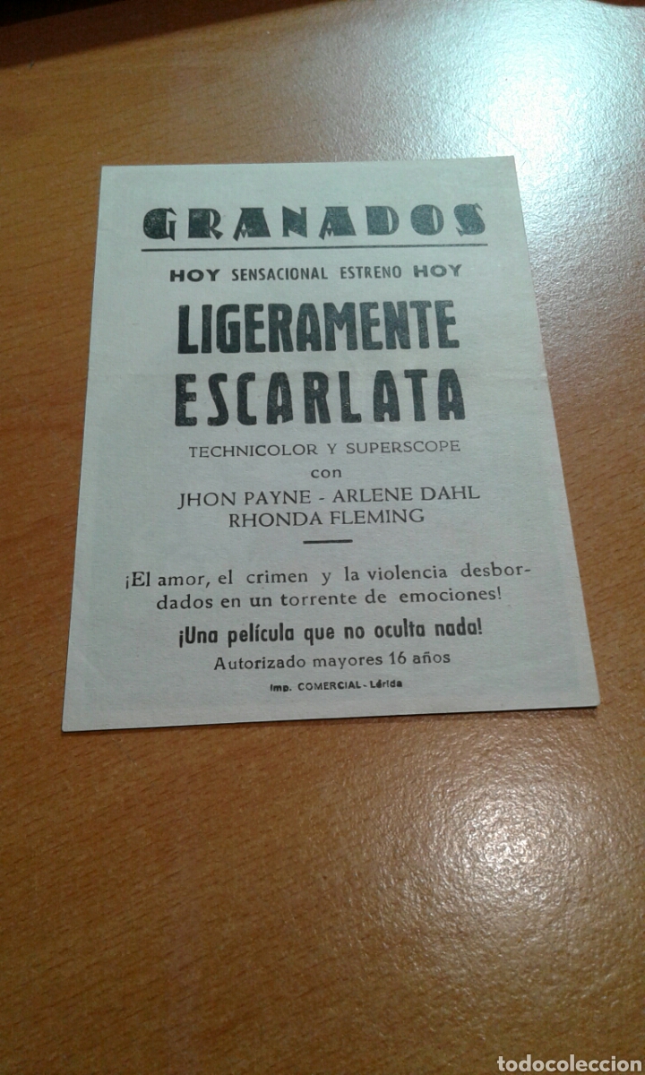 Cine: Ligeramente Escarlata cine granados - Foto 2