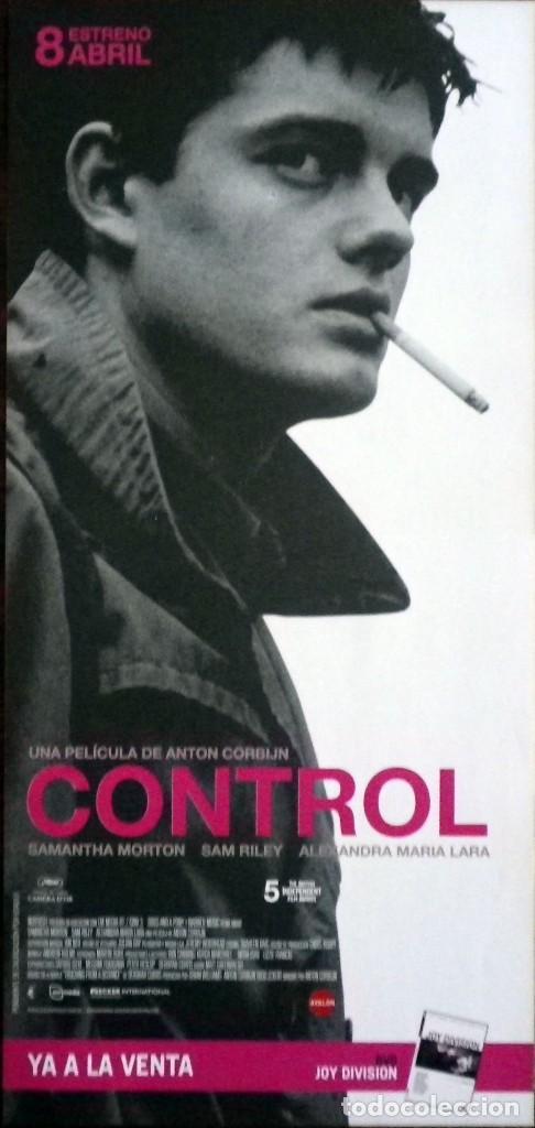 Cine: Control (Anton Corbijn) Folleto simple original de la pel&iacute;cula. - Foto 1