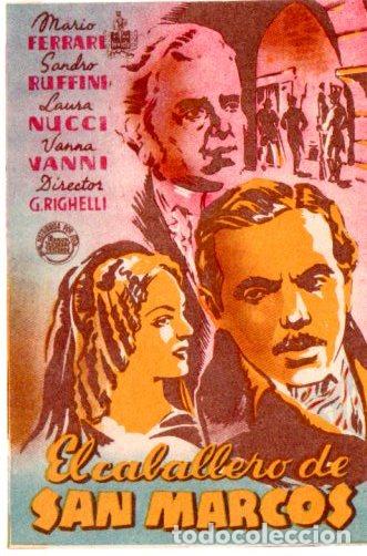 Cine: PROGRAMA DE CINE. EL CABALLERO DE SAN MARCOS - Foto 1