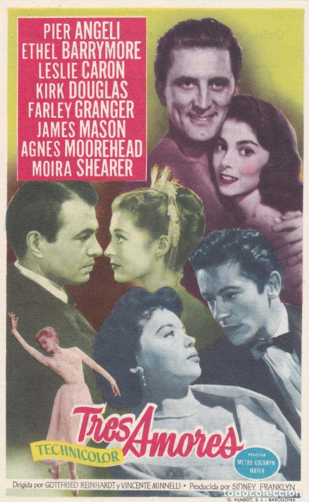Cine: Tres amores con Kirk Douglas, Leslie Caron, James Mason a&ntilde;o 1954 en Cine Teatro Principal,La Rambla