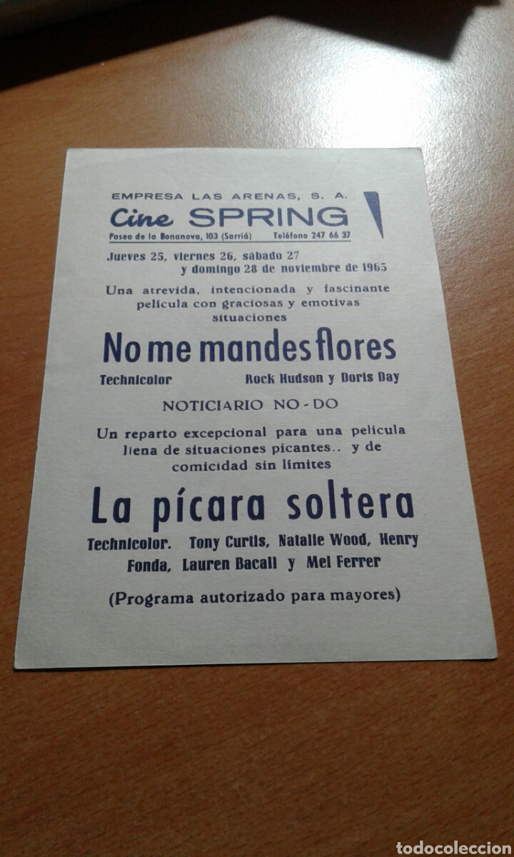 Cine: No me mandes flores cine spring - Foto 2