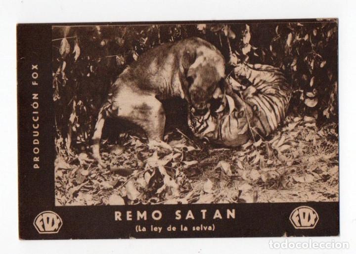 Cine: PROGRAMA TARJETA REMO SAT&Aacute;N (LA LEY DE LA SELVA) - Foto 1