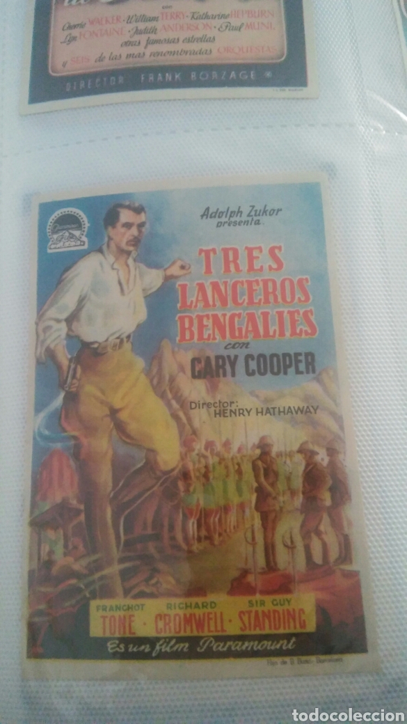 Cine: Tres lanceros bengal&iacute;es simple - Foto 1