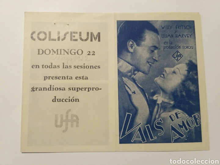 Cine: Programa de cine Vals de Amor - Foto 1
