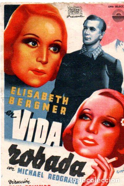 Cine: PROGRAMA DE CINE. VIDA ROBADA - Foto 1