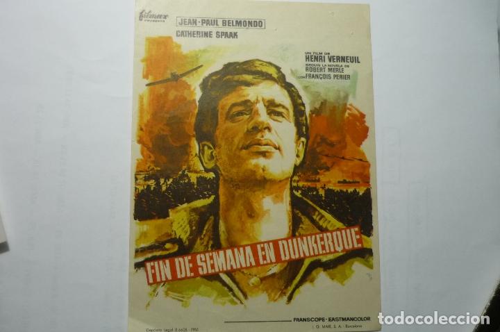 Cine: PROGRAMA FIN DE SEMANA EN DUNKERQUE .-J.PAUL BELMONDO - - Foto 1