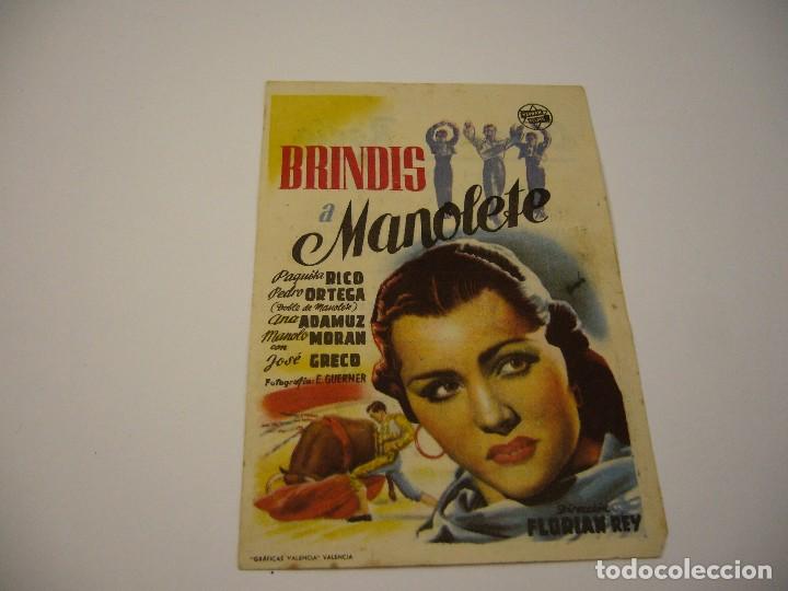 Cine: BRINDIS A MANOLETE SIMPLE - Foto 1