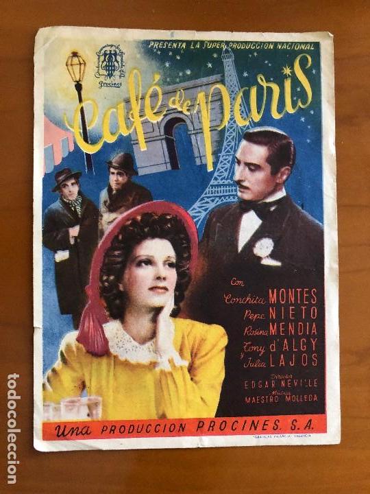Cine: cafe de paris con anuncio - Foto 1