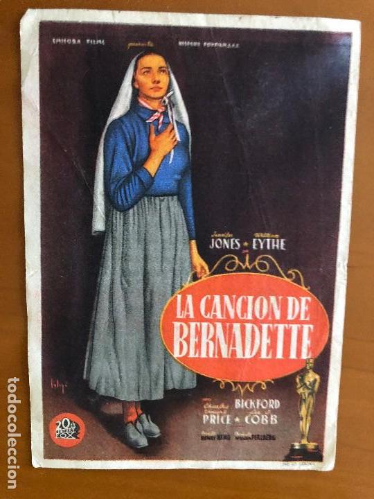 Cine: la cancion de bernardette con anuncio - Foto 1