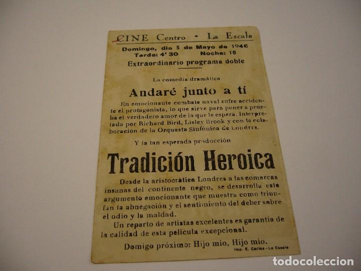 Cine: TRAICION HEROICA PROGRAMA ORIGINAL UNIVERSAL DOUGLAS FAIRBANKS CIne Centro - Foto 2
