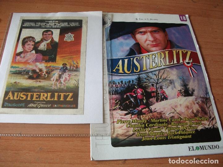 Cine: PROGRAMA DE MANO - CINE  AUSTERLITZ   + pelicula PDELUXE - Foto 1