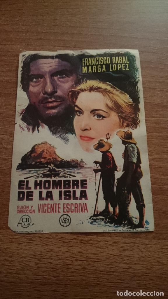 Cine: FOLLETO DE MANO PELICULA EL HOMBRE DE LA ISLA