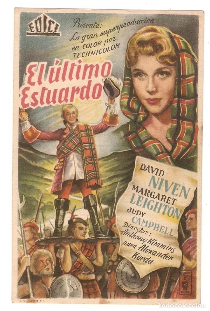 Cine: EL &Uacute;LTIMO ESTUARDO - DAVID NIVEN, MARGARET LEIGHTON, JUDY CAMPBELL - CINEMAS PRINCIPAL Y LA RAMBLA