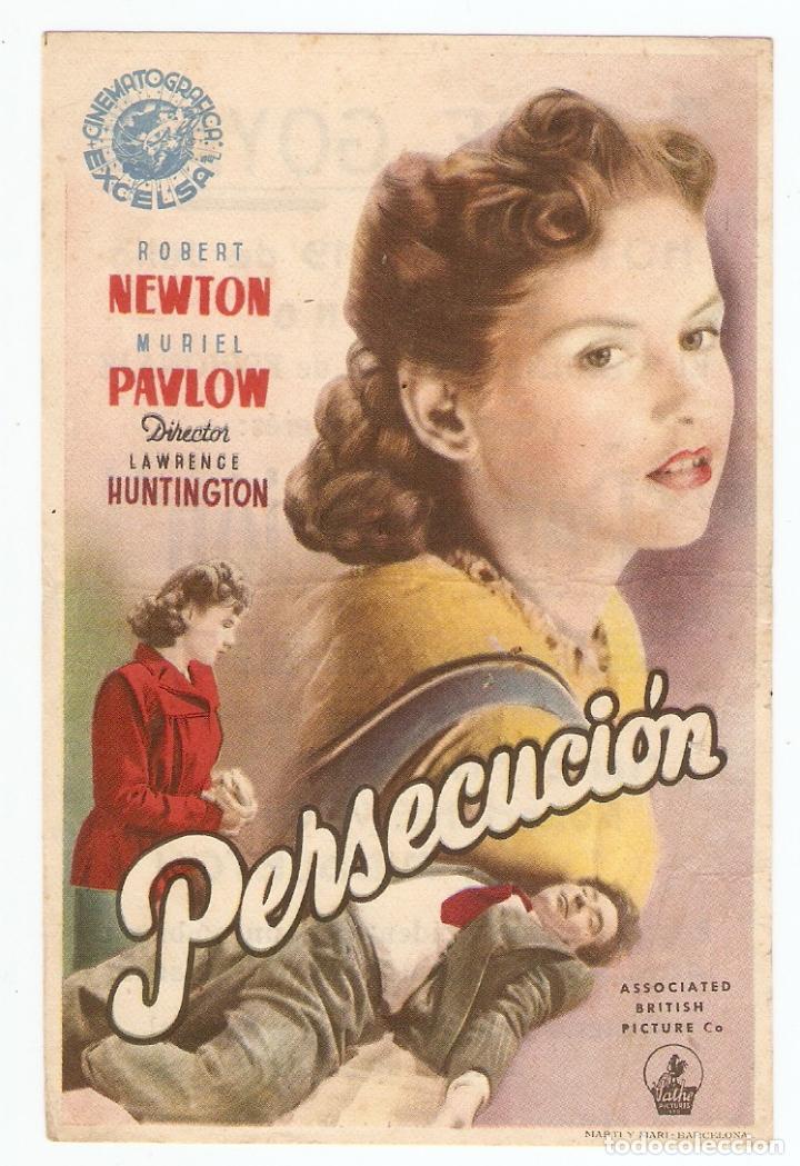 Cinema: PERSECUCI&Oacute;N - ROBERT NEWTON, MURIEL PAVLOW - DIRECTOR LAWRENCE HUNTINGTON - CINE GOYA