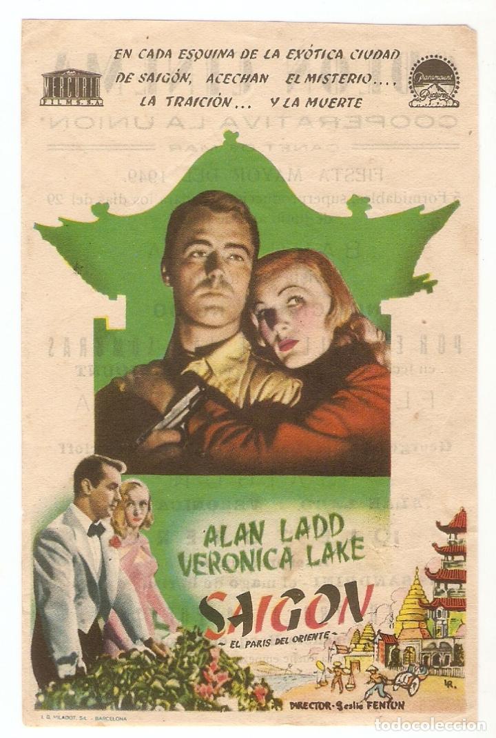 Cine: SAIG&Oacute;N, EL PA&Iacute;S DEL ORIENTE - ALAN LADD, VERONICA LAKE - DIRECTOR SESLIA FENTON - ODE&Oacute;N CINEMA