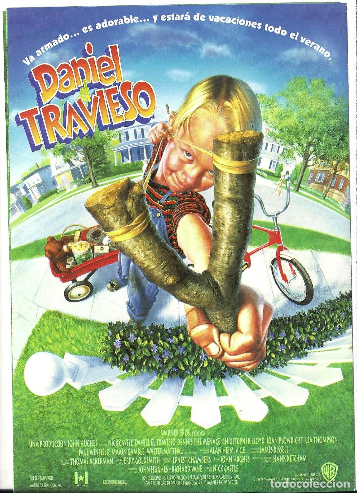 Cine: PTEB 108 DANIEL EL TRAVIESO PROGRAMA DOBLE WARNER NICK CASTLE CHRISTOPHER LLOYD - Foto 1