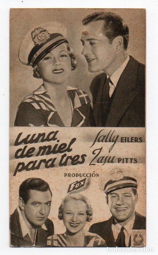 Cine: PROGRAMA TARJETA LUNA DE MIEL PARA TRES - Foto 1