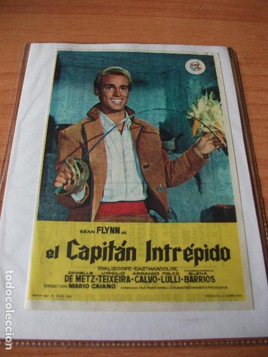 Cine: PROGRAMA DE MANO - CINE  EL CAPITAN INTREPIDO 1967  pdeluxe - Foto 1