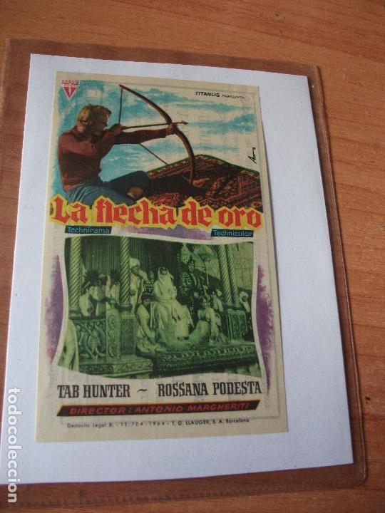 Cine: PROGRAMA DE MANO - CINE LA FLECHA DE ORO 1966 pdeluxe - Foto 1