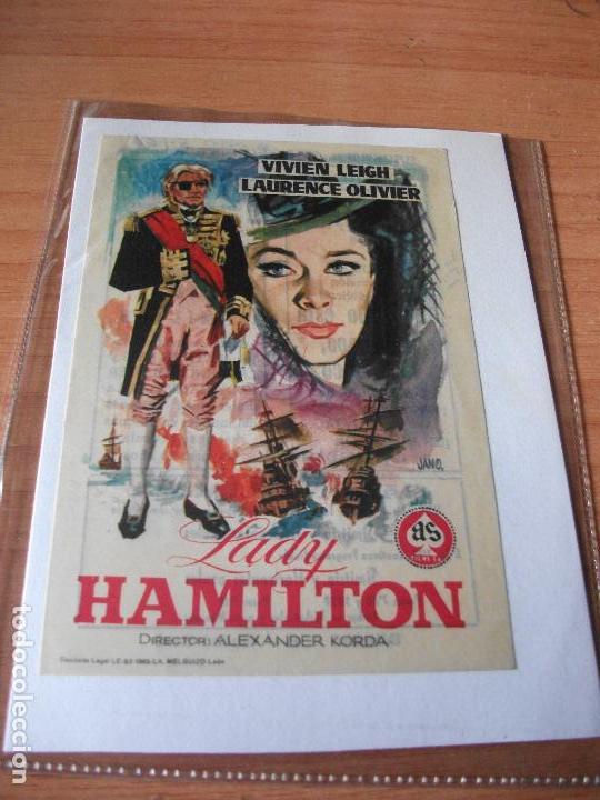 Cine: PROGRAMA DE MANO - CINE LADY HAMILTON 1965. PDELUXE - Foto 1