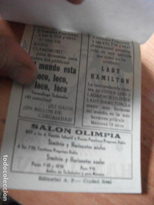 Cine: PROGRAMA DE MANO - CINE LADY HAMILTON 1965. PDELUXE - Foto 2