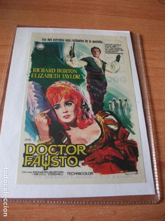 Cine: PROGRAMA DE MANO - CINE  DOCTOR FAUSTO 1971 PDELUXE - Foto 1
