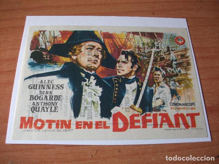 Cine: PROGRAMA DE MANO - CINE MOTIN EN EL DEFIANT PDELUXE - Foto 1