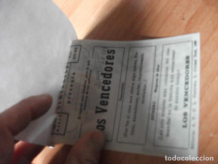 Cine: PROGRAMA DE MANO - CINE LOS VENCEDORES  1969 pdeluxe - Foto 2