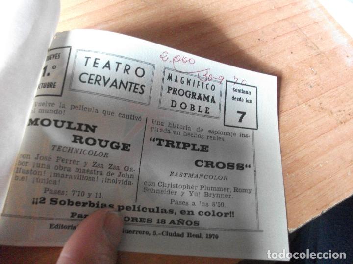 Cine: PROGRAMA DE MANO - CINE  TRIPLE CROSS  1970  PDELUXE - Foto 2