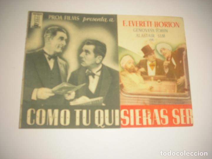 Cine: COMO TU QUIERAS SER , PROGRAMA DOBLE SIN PUBLICIDAD - Foto 1