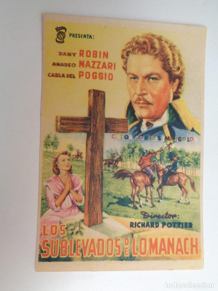 Foglietti di film di film antichi di cinema: LOS SUBLEVADOS DE LOMANACH,F.-677