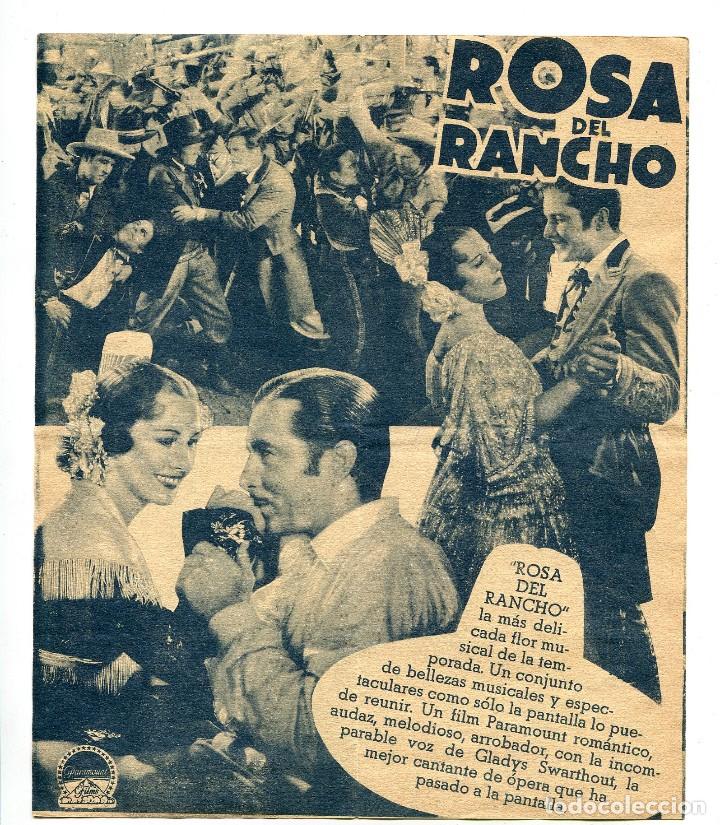 Cine: ROSA DEL RANCHO, con John Boles. - Foto 2