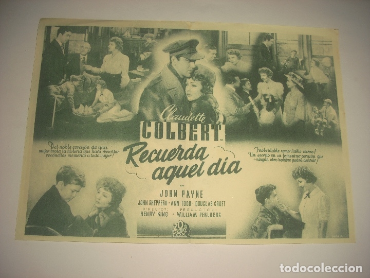 Cine: RECUERDA AQUEL DIA, PROGRAMA DOBLE SIN PUBLICIDAD - Foto 2