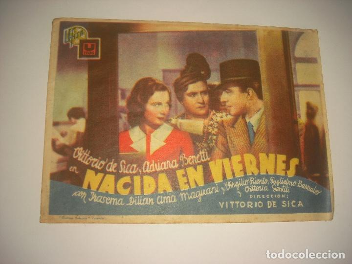 Cine: NACIDA EN VIERNES , PROGRAMA SIMPLE . - Foto 1
