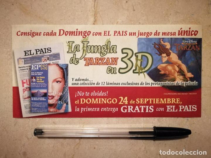 Cine: FOLLETO ORIGINAL PUBLICITARIO - TARZAN - WALT DISNEY - EL PAIS