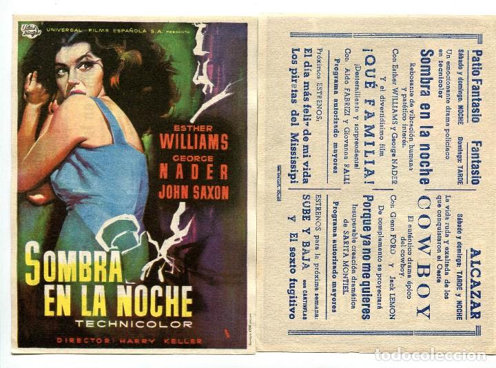 Cine: SOMBRA EN LA NOCHE, con Esther Williams. - Foto 1