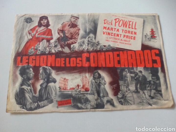 Cine: PROGRAMA DE MANO DOBLE. LEGI&Oacute;N DE LOS CONDENADOS. - Foto 1