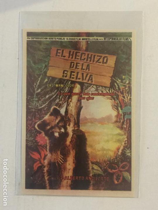  Flyers Publicitaires de films Anciens: FOLLETO DE MANO, EL HECHIZO DE LA SELVA. SIN PUBLICIDAD.