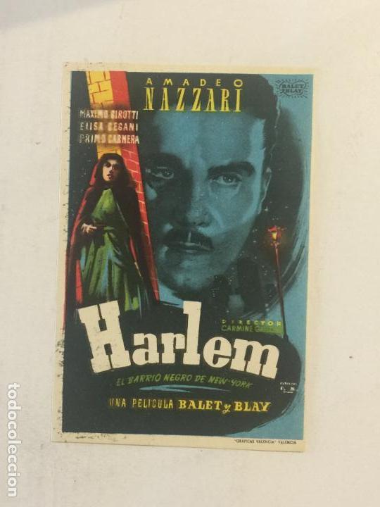 Cine: FOLLETO DE MANO, HARLEM. SIN PUBLICIDAD. - Foto 1