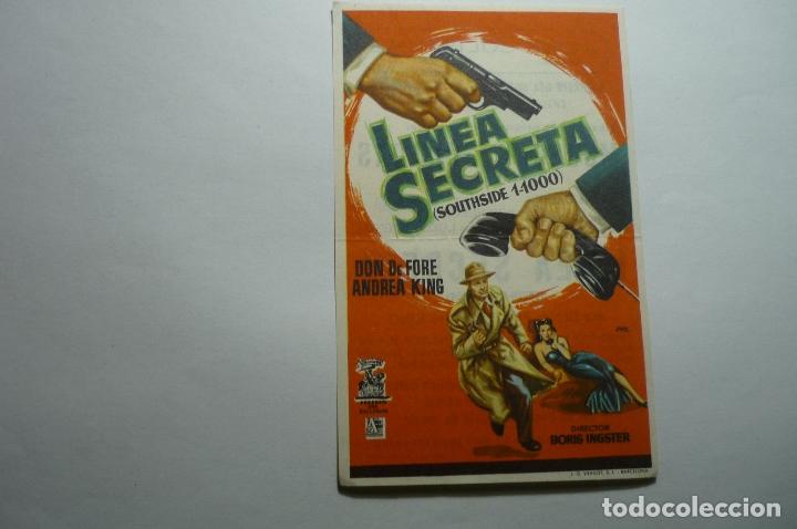Cine: programa linea secreta - publicidad - Foto 1