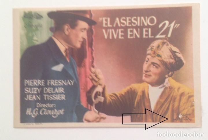 Cine: EL ASESINO VIVE EN EL 21.PEDIDO MINIMO : 5&euro; - Foto 1