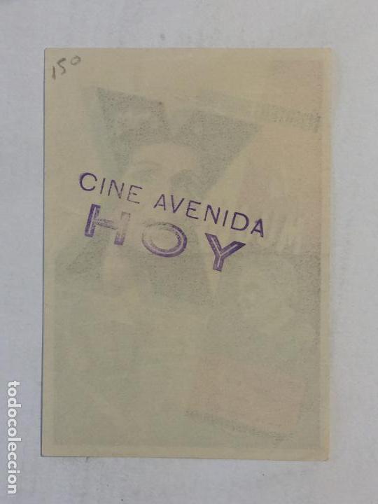 Cine: PROGRAMA DE CINE, LA MJER X. SELLO CINE AVENIDA. - Foto 2
