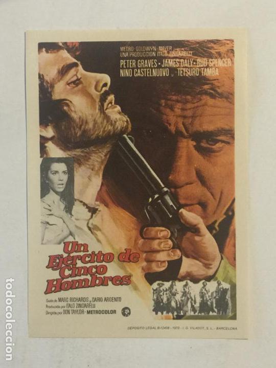 Cine: PROGRAMA DE CINE, UN EJERCITO DE CINCO HOMBRES. SIN PUBLICIDAD. - Foto 1